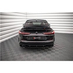 Maxton - Street Pro Central Diffuseur Arriere BMW 2 Gran Coupe M-Pack F44 Noir-Rouge