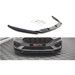 Maxton - Lame Du Pare-Chocs Avant V.2 Ford Mondeo ST-Line Mk5 Facelift Noir Brillant