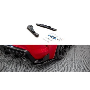 Maxton - Lames De Pare-Chocs Arrière Latérales V.3 Toyota Supra Mk5 Noir Brillant