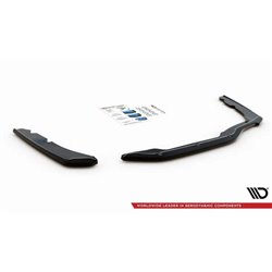 Maxton - Lames De Pare-Chocs Arrière Latérales BMW 2 Gran Coupe M-Pack F44 Noir Brillant