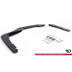 Maxton - Lames De Pare-Chocs Arrière Latérales BMW 2 Gran Coupe M-Pack F44 Noir Brillant