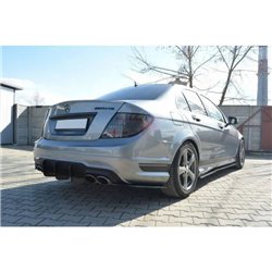 Maxton - DIFFUSEUR ARRIERE v.2 Mercedes C W204 AMG-Line (FACELIFT) 