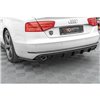 Maxton - Diffuseur Arrière Complet Audi A8 D4 Noir Brillant