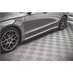 Maxton - Rajouts Des Bas De Caisse Ford Mondeo ST-Line Mk5 Facelift Noir Brillant
