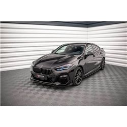 Maxton - Lame Du Pare-Chocs Avant V.3 BMW 2 Gran Coupe M-Pack / M235i F44 Noir Brillant