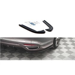 Maxton - Lames De Pare-Chocs Arrière Latérales V.2 Ford Mondeo ST-Line Mk5 Facelift Noir Brillant