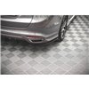 Maxton - Lames De Pare-Chocs Arrière Latérales V.2 Ford Mondeo ST-Line Mk5 Facelift Noir Brillant