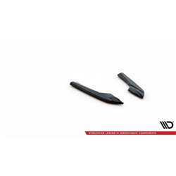 Maxton - Lames De Pare-Chocs Arrière Latérales Audi S3 Sedan 8V Noir Brillant