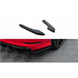 Maxton - Lames De Pare-Chocs Arrière Latérales Audi S3 Sedan 8V Noir Brillant
