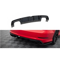 Maxton - Diffuseur Arrière Complet Audi S3 Sedan 8V Noir Brillant