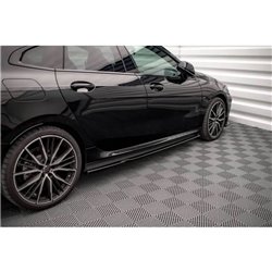 Maxton - Rajouts Des Bas De Caisse V.1 BMW 2 Gran Coupe M-Pack / M235i F44 Noir Brillant