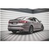 Maxton - Lames De Pare-Chocs Arrière Latérales V.1 Ford Mondeo ST-Line Mk5 Facelift Noir Brillant