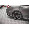 Maxton - Lames De Pare-Chocs Arrière Latérales V.1 Ford Mondeo ST-Line Mk5 Facelift Noir Brillant