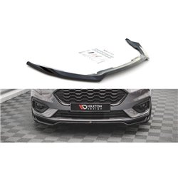 Maxton - Lame Du Pare-Chocs Avant V.1 Ford Mondeo ST-Line Mk5 Facelift Noir Brillant