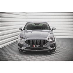 Maxton - Lame Du Pare-Chocs Avant V.1 Ford Mondeo ST-Line Mk5 Facelift Noir Brillant