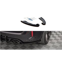 Maxton - Lames De Pare-Chocs Arrière Latérales BMW X5 M F85 Noir Brillant