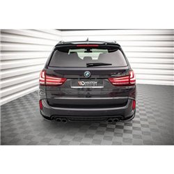 Maxton - Lames De Pare-Chocs Arrière Latérales BMW X5 M F85 Noir Brillant