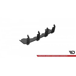 Maxton - Street Pro Central Diffuseur Arriere BMW X5 M F85 Noir-Rouge