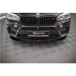 Maxton - Lame Du Pare-Chocs Avant V.2 BMW X5 M F85 / X6 M F86 Noir Brillant