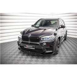 Maxton - Lame Du Pare-Chocs Avant V.2 BMW X5 M F85 / X6 M F86 Noir Brillant
