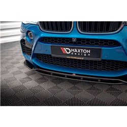 Maxton - Lame Du Pare-Chocs Avant V.2 BMW X5 M F85 / X6 M F86 Noir Brillant
