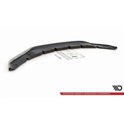 Maxton - Lame Du Pare-Chocs Avant V.2 BMW X5 M F85 / X6 M F86 Noir Brillant
