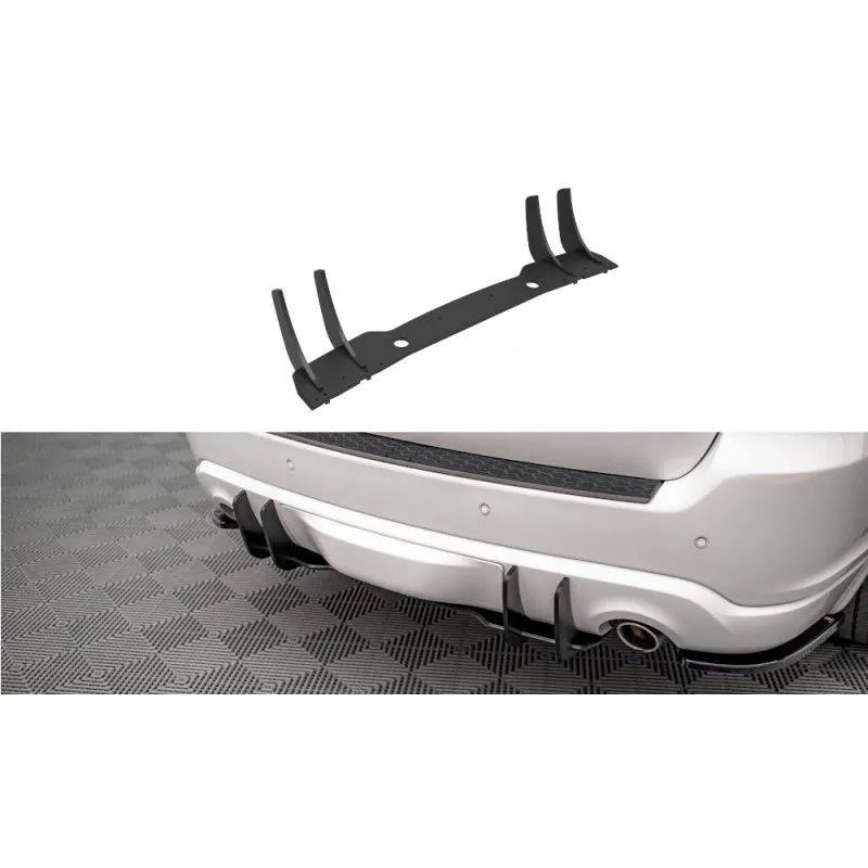 Maxton - Street Pro Central Diffuseur Arriere V.1 Dodge Durango RT Mk3 Rouge