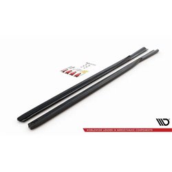 Maxton - Rajouts Des Bas De Caisse Lexus GS F Sport Mk4(L10) Noir Brillant