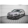 Maxton - Lame Du Pare-Chocs Avant V.2 Lexus GS F Sport Mk4 (L10) Noir Brillant