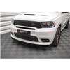 Maxton - Lame Du Pare-Chocs Avant V.1 Dodge Durango RT / SRT Mk3 Facelift Noir Brillant