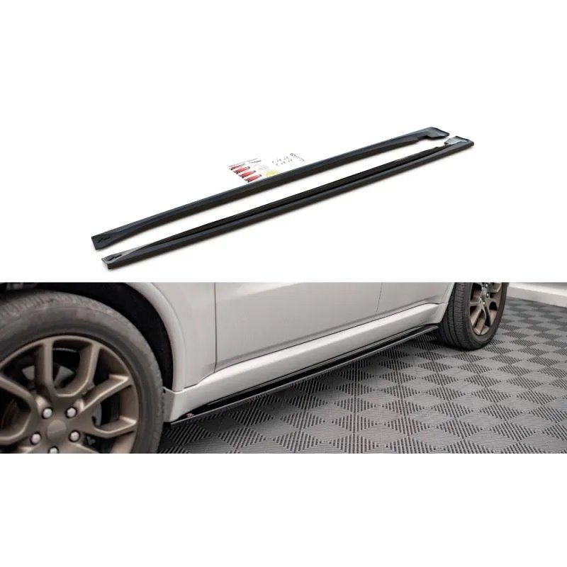 Maxton - Rajouts Des Bas De Caisse Dodge Durango RT Mk3 Noir Brillant