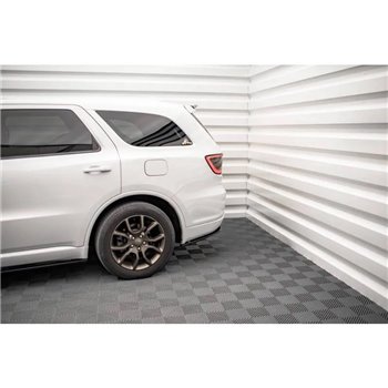 Maxton - Lames De Pare-Chocs Arrière Latérales Dodge Durango RT Mk3 Noir Brillant