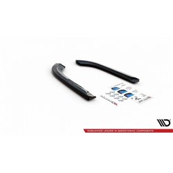 Maxton - Lames De Pare-Chocs Arrière Latérales Dodge Durango RT Mk3 Noir Brillant