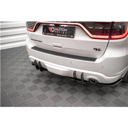 Maxton - Street Pro Central Diffuseur Arriere V.1 Dodge Durango RT Mk3 Noir-Rouge