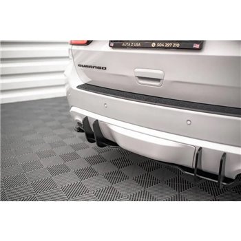 Maxton - Street Pro Central Diffuseur Arriere V.1 Dodge Durango RT Mk3 Noir-Rouge