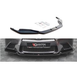 Maxton - Lame Du Pare-Chocs Avant V.1 Lexus GS F Sport Mk4 (L10) Noir Brillant