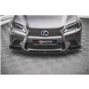 Maxton - Lame Du Pare-Chocs Avant V.1 Lexus GS F Sport Mk4 (L10) Noir Brillant