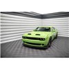 Maxton - Lame Du Pare-Chocs Avant Dodge Challenger SRT Hellcat Widebody Mk3 Noir Brillant