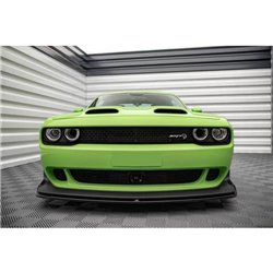 Maxton - Lame Du Pare-Chocs Avant Dodge Challenger SRT Hellcat Widebody Mk3 Noir Brillant
