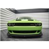 Maxton - Lame Du Pare-Chocs Avant Dodge Challenger SRT Hellcat Widebody Mk3 Noir Brillant