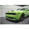 Maxton - Lame Du Pare-Chocs Avant Dodge Challenger SRT Hellcat Widebody Mk3 Noir Brillant