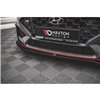 Maxton - Lame Du Pare-Chocs Avant V.3 Hyundai I30 N / I30 N-Line Hatchback/Fastback Mk3 Facelift Noir Brillant