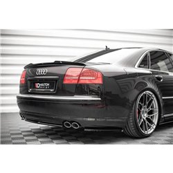 Maxton - Lames De Pare-Chocs Arrière Latérales Audi S8 D3 Noir Brillant