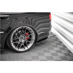Maxton - Lames De Pare-Chocs Arrière Latérales Audi S8 D3 Noir Brillant