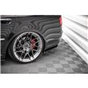 Maxton - Lames De Pare-Chocs Arrière Latérales Audi S8 D3 Noir Brillant