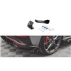 Maxton - Lames De Pare-Chocs Arrière Latérales V.1 + Ailerons Hyundai I30 N Hatchback Mk3 Facelift Noir Brillant