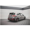 Maxton - Lames De Pare-Chocs Arrière Latérales V.1 + Ailerons Hyundai I30 N Hatchback Mk3 Facelift Noir Brillant