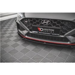 Maxton - Lame Du Pare-Chocs Avant V.2 Hyundai I30 N / I30 N-Line Hatchback/Fastback Mk3 Facelift Noir Brillant