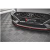 Maxton - Lame Du Pare-Chocs Avant V.2 Hyundai I30 N / I30 N-Line Hatchback/Fastback Mk3 Facelift Noir Brillant