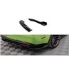 Maxton - Lames De Pare-Chocs Arrière Latérales Dodge Challenger SRT Hellcat Widebody Mk3 Noir Brillant